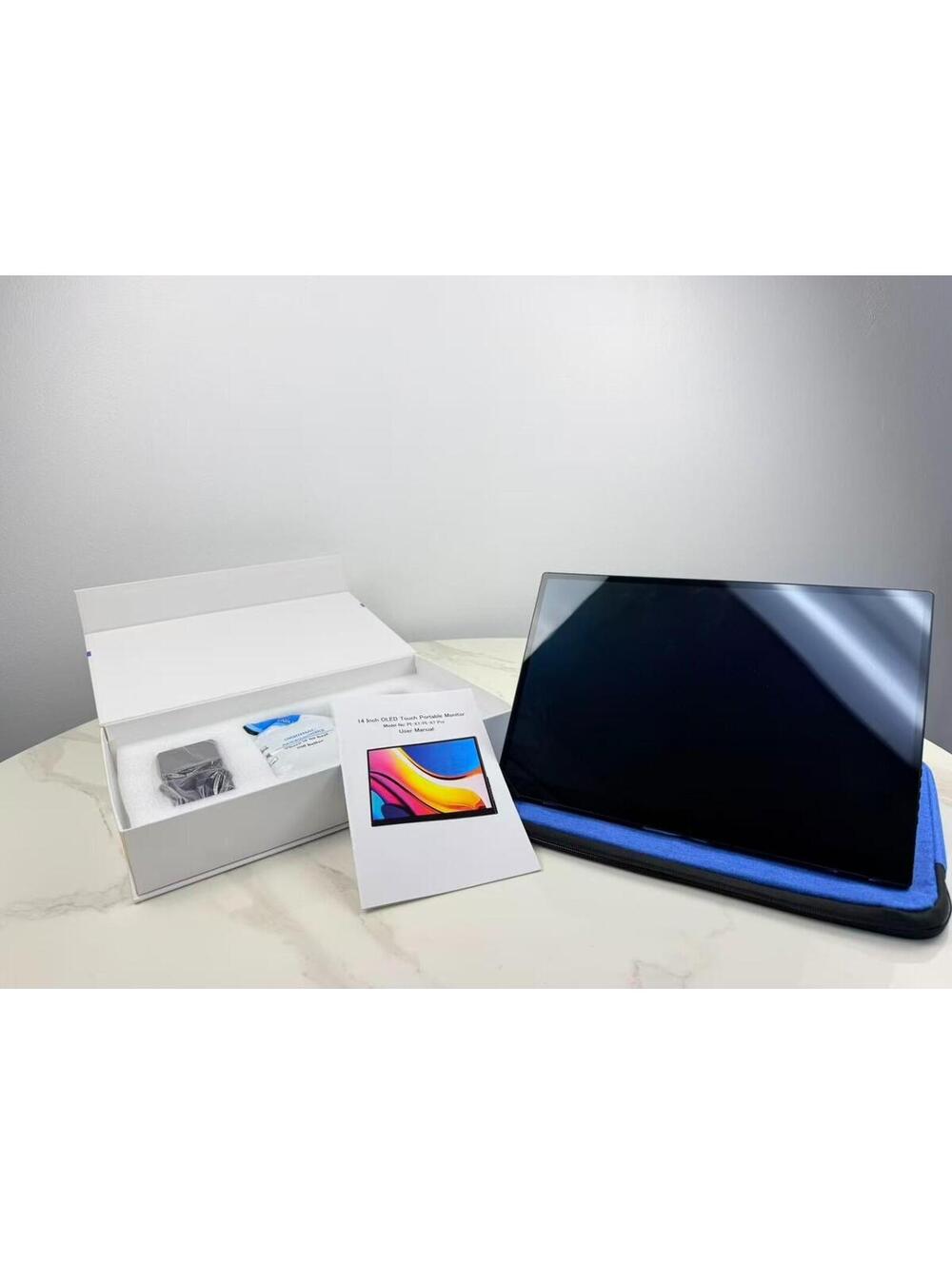 Magedok 14" 4K OLED Touch Portable Monitor USB-C HDMI 3840x2400